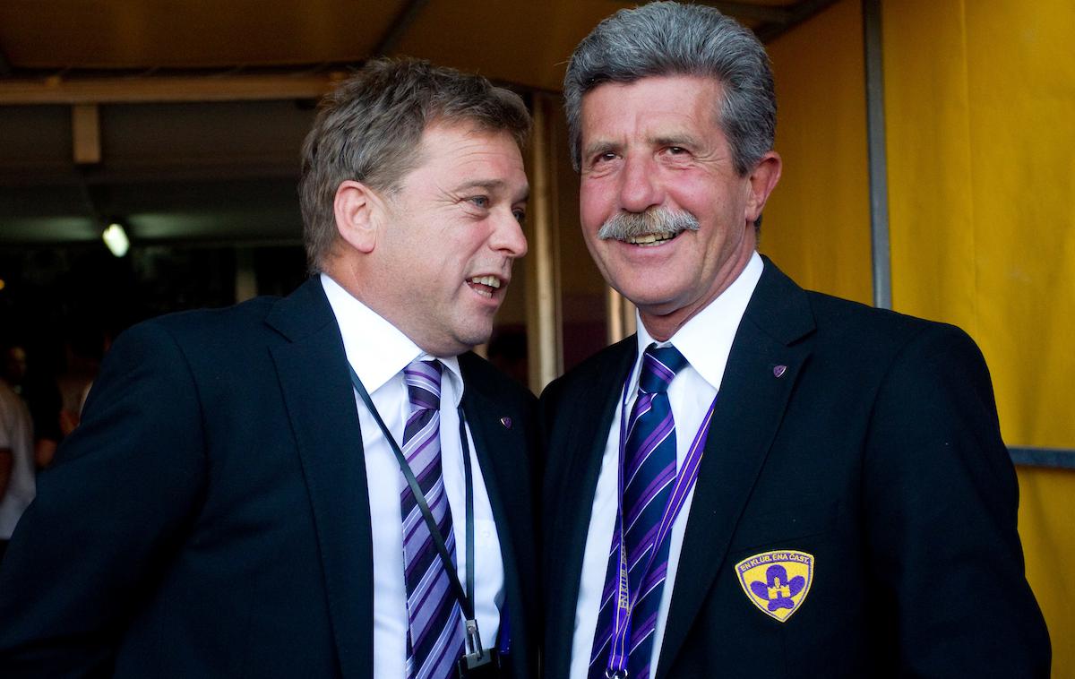 Bojan Ban Drago Cotar | Maribor je vstopil v obdobje finančne reorganizacije kluba. Na fotografiji direktor Bojan Ban in predsednik Drago Cotar. | Foto Vid Ponikvar