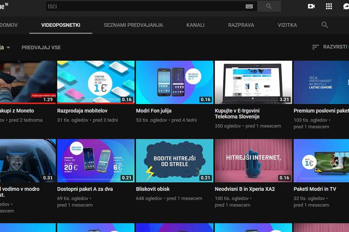 YouTube temna tema | Foto Telekomov Tehnik