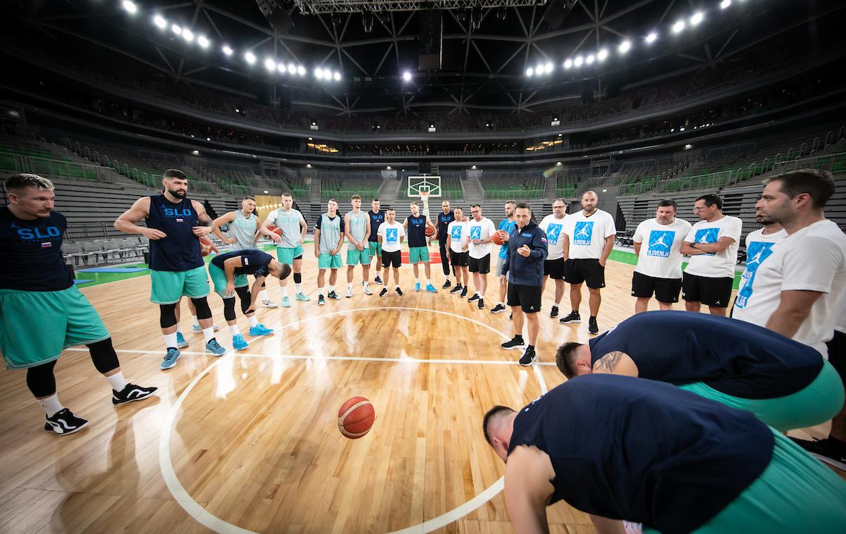 slovenska košarkarska reprezentanca trening | Foto Vid Ponikvar/Sportida