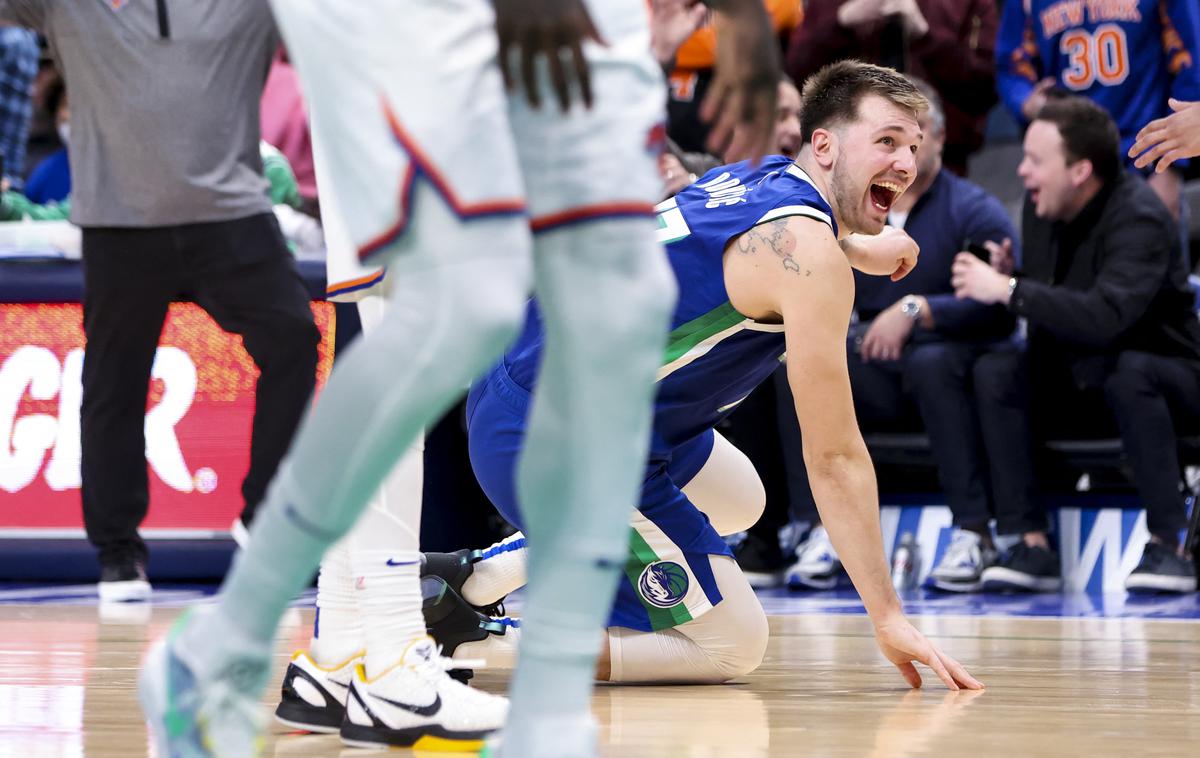 Luka Dončić | Luka Dončić je proti New Yorku navduševal mlado in staro. | Foto Reuters