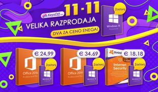 Dva za ceno enega: Windows 10 Home/Pro dobite zastonj ob nakupu Officea 2016/2019