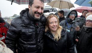 Salvini tarča posmeha članov stranke premierke Meloni