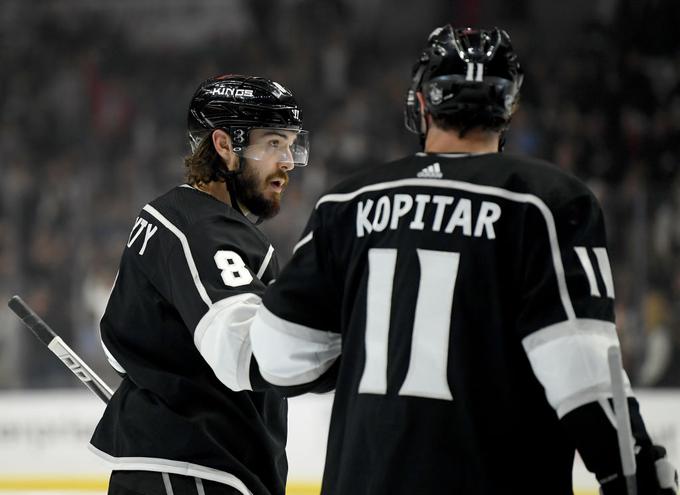 Anže Kopitar ta mesec z Los Angelesom ne bo več nastopal. | Foto: Gulliver/Getty Images