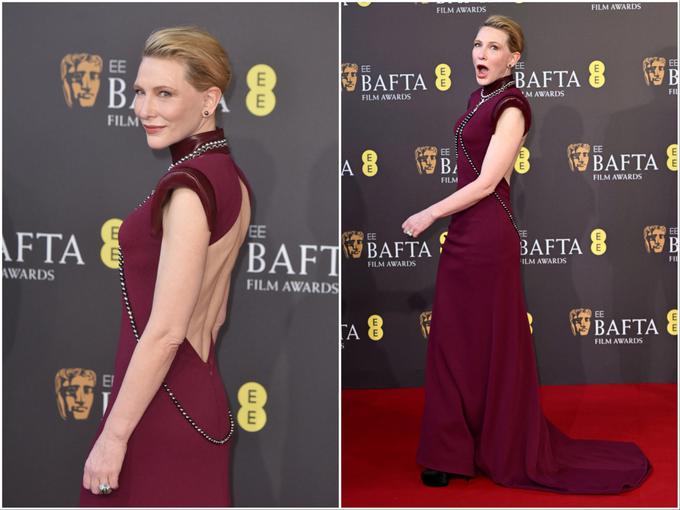 Igralka je na podelitvi nagrad bafta namesto poročnega nosila drug prstan. | Foto: Guliverimage