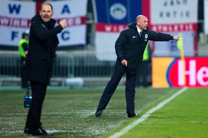 Uwe Rösler je leta 2013 vodil Wigan na tekmi lige Europa na gostovanju pri Mariboru in doživel poraz (1:2). | Foto: Marjan Kelner/Sportida