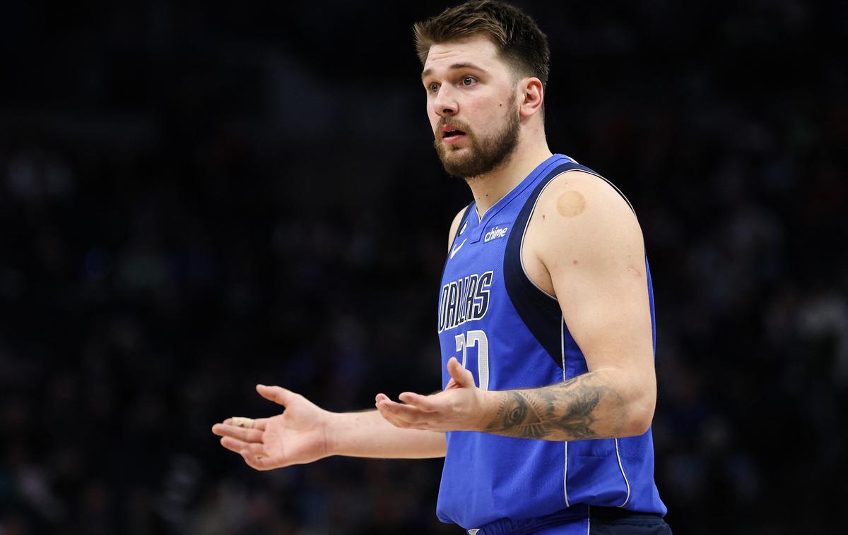 Luka Dončić | Luka Dončić je bil proti Minnesoti izključen. | Foto Reuters