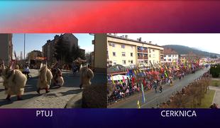 Slovenijo so zavzele pustne maske #video