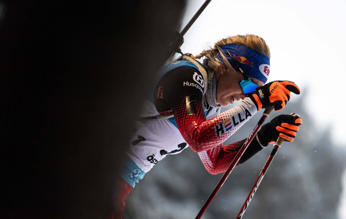 Lisa Theresa Hauser | Lisa Theresa Hauser je z zmago na sprintu prevzela tudi vodstvo v svetovnem pokalu. | Foto Guliverimage