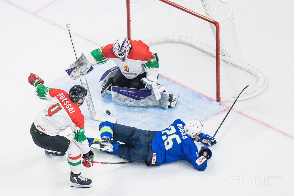 SP v hokeju (Ljubljana): Slovenija - Madžarska