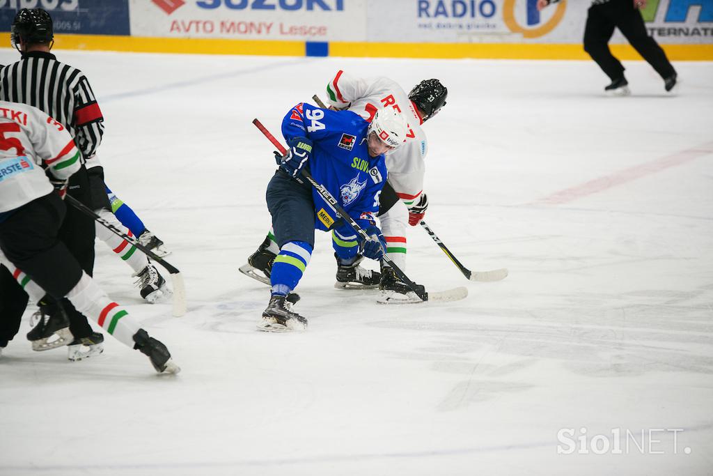 slovenska hokejska reprezentanca Madžarska Bled