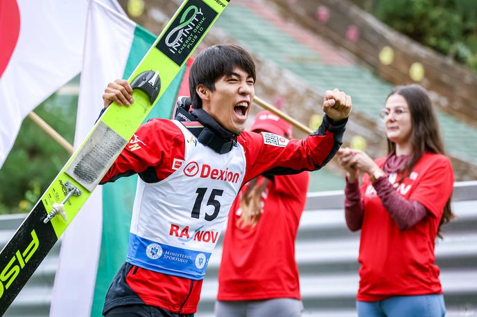 smučarski skoki, rasnov, gradn prix, Ren Nikaido | Ren Nikaido je ob debiju na poletni nagradi ugnal vso konkurenco. | Foto Sportida