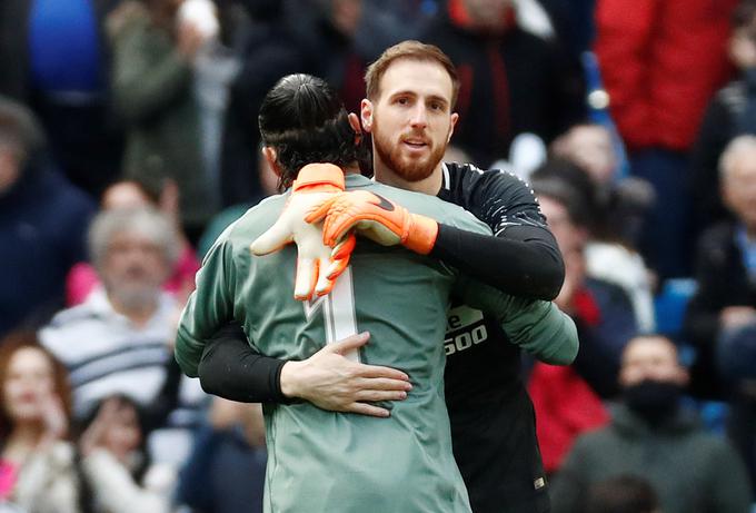 Keylor Navas se je z Janom Oblakom v preteklosti večkrat srečeval v španskem prvenstvu. | Foto: Reuters