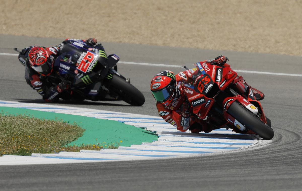 Jerez Francesco Bagnaia | Francesco Bagnaia je pridirkal svojo prvo zmago v sezoni. | Foto Reuters