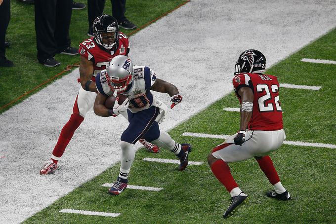 James White je dosegel zmagoviti zadetek za naslov prvaka lige NFL. | Foto: Getty Images