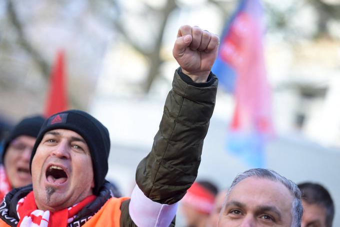 Protest delavcev Volkswagna | Foto: Reuters