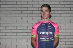 Luka Pibernik pri komaj 21 letih do prvih stopničk za Lampre