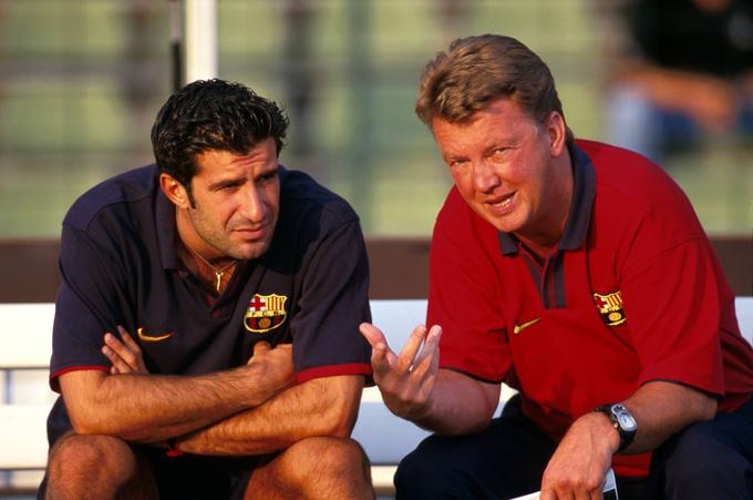 Luis Figo in Louis van Gaal sta pri Barceloni sodelovala poltretje leto. | Foto: Guliverimage/Vladimir Fedorenko