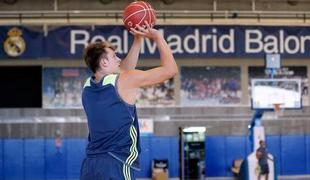 Luka Dončić se že poti v dresu Real Madrida