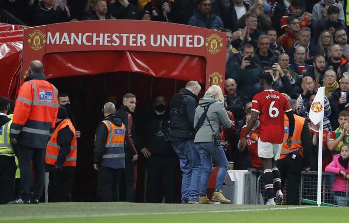 Paul Pogba je v 60. minuti prejel rdeči karton. | Foto: Guliverimage/Vladimir Fedorenko