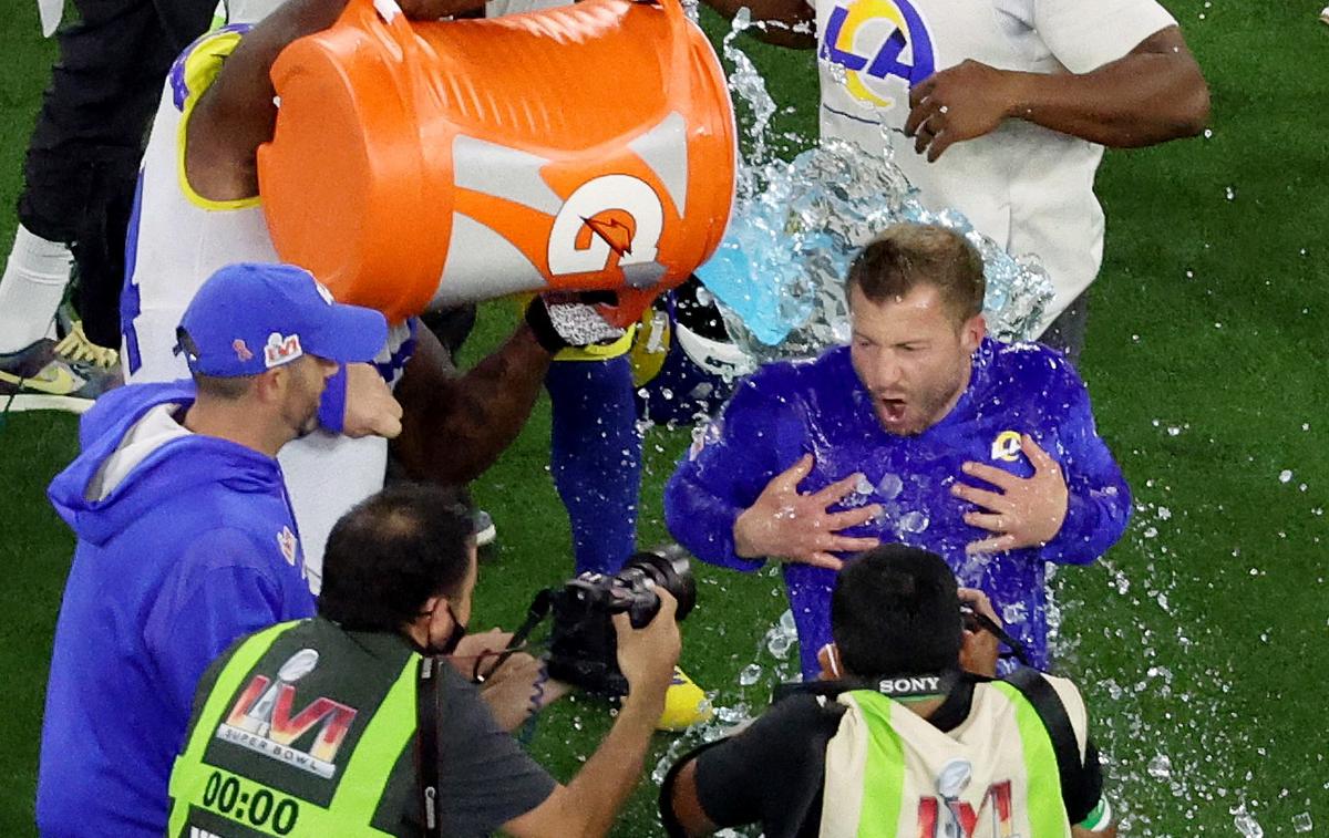 McVay Super Bowl | Sean McVay je pri 36 letih postal najmlajši trener z osvojenim Super Bowlom. | Foto Reuters