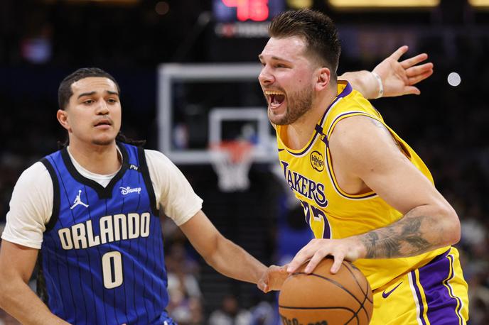 Luka Dončić Los Angeles Lakers | Luka Dončić je ob porazu dosegel 32 točk. | Foto Reuters