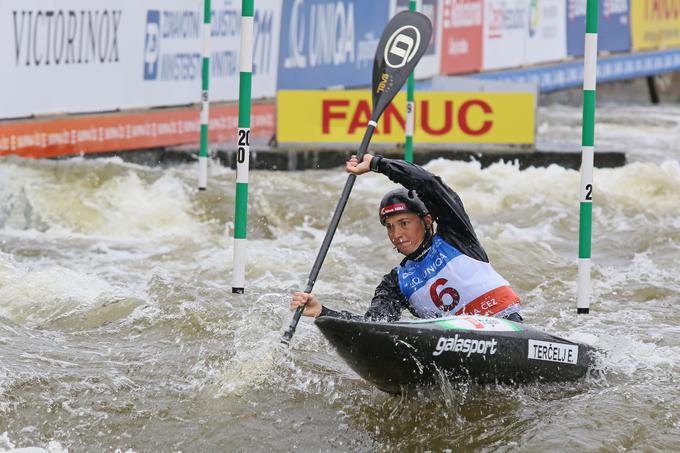 Eva Terčelj je zadnjo tekmo končala na tretjem mestu, v skupnem seštevku pa na drugem.  | Foto: Nina Jelenc