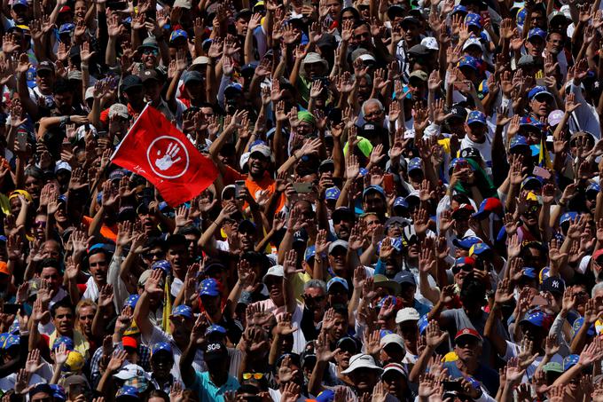 Venezuela Caracas protesti Maduro Guaido | Foto: Reuters