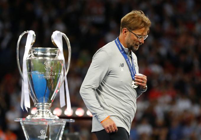 Jürgen Klopp je ponovno v evropskem finalu ostal brez lovorike. | Foto: Reuters