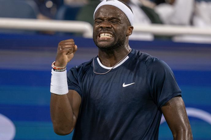 Frances Tiafoe | Frances Tiafoe je napredoval v četrtfinale turnirja v Almatyju, kjer mu pripada vloga prvega nosilca. | Foto Reuters