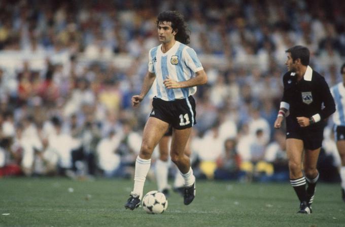 Dolgolasi Mario Kempes je bil s šestimi goli prvi strelec tekmovanja. Dvakrat je zadel v polno v finalu. | Foto: Guliverimage/Getty Images