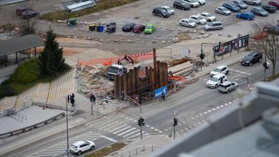 Od srede več kot dvotedenska popolna zapora dela Vilharjeve ceste v Ljubljani