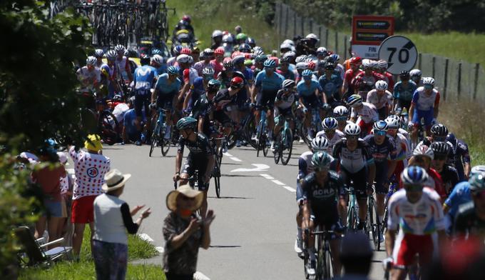 TDF21 - 19. etapa padec | Foto: Reuters