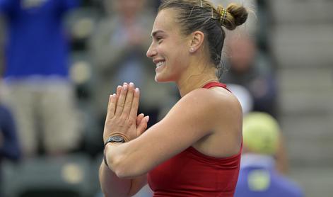 Arina Sabalenka in Carlos Alcaraz zanesljivo v četrtfinale