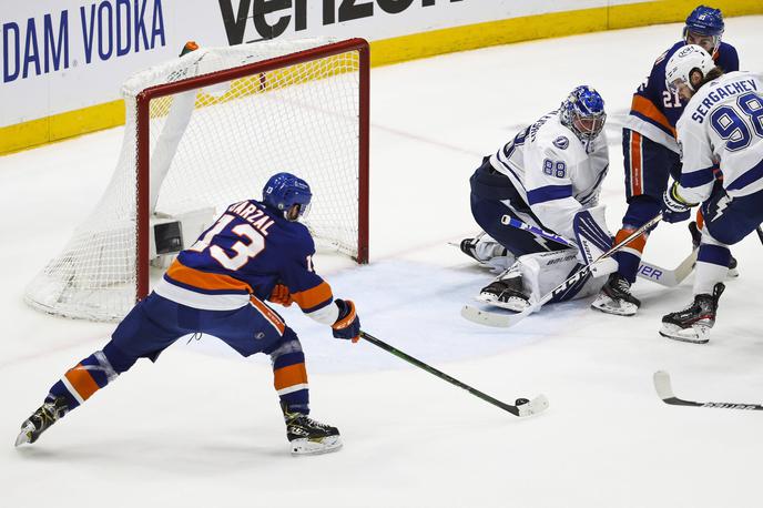 New York Islanders | Hokejisti New York Islanders so s 3:2 premagali Tampo in izid serije izenačili na 2:2 v zmagah.  | Foto Guliverimage