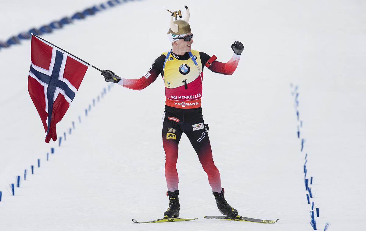 Johannes Thingnes Boe | Johannes Thingnes Boe je v sezoni 2018/19 nanizal rekordnih 16 zmag in prepričljivo dobil skupni seštevek svetovnega pokala. | Foto Reuters