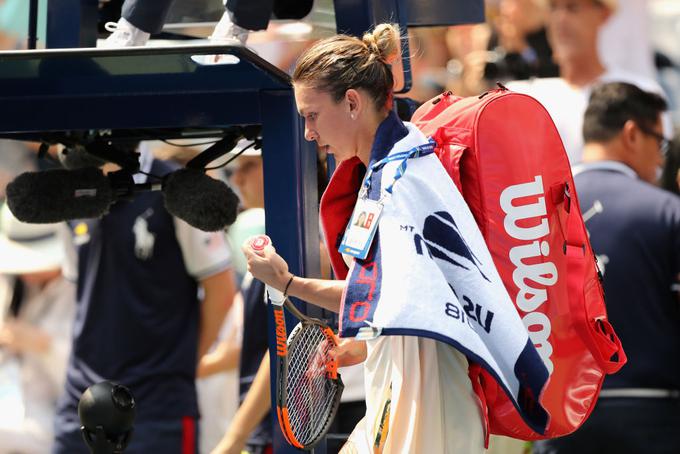 Simona Halep se je že poslovila. | Foto: Guliverimage/Getty Images