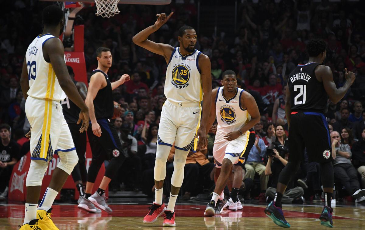 Kevin Durant | Kevin Durant je ob zmagi s 129:110 prispeval 50 točk.  | Foto Reuters