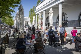 Odprtje gostinskih teras v Ljubljani