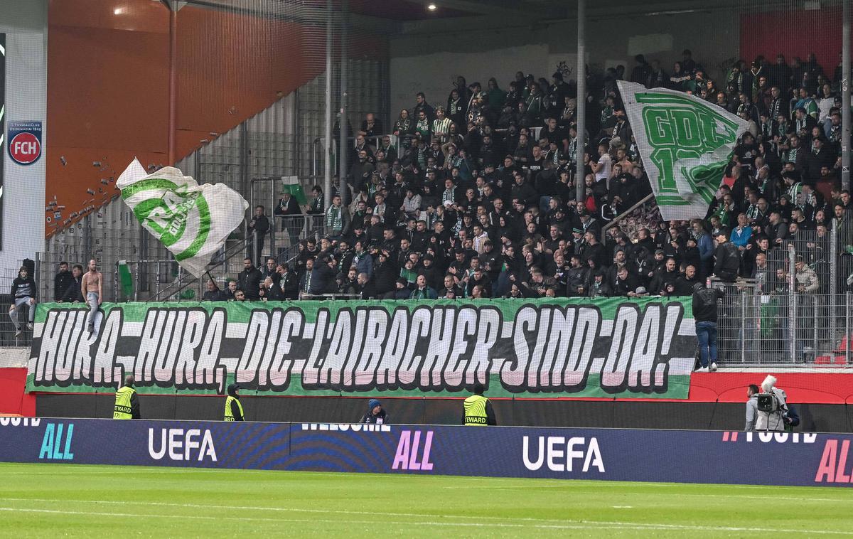 Heidenheim Olimpija | V Heidenheimu je spremljalo dvoboj okrog 600 navijačev Olimpije. Veliko bolj so bili lahko z igro zmajev zadovoljni v drugem polčasu. | Foto Guliverimage