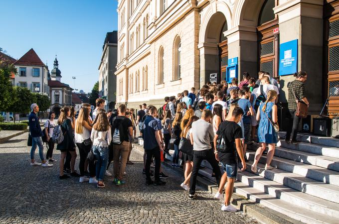 šola, prvi šolski dan, učenci | Foto: Matjaž Vertuš