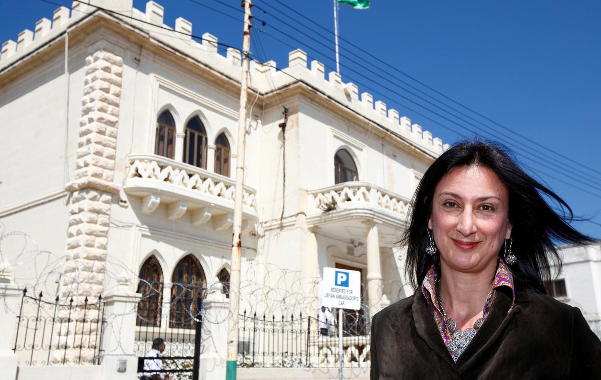 Daphne Caruana Galizia | Ugledna malteška novinarka Daphne Caruana Galizia je bila ubita oktobra 2017 v eksploziji avtobombe. | Foto Reuters