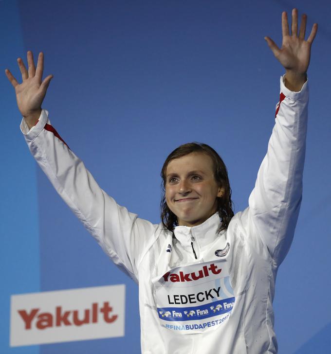 Katie Ledecky je upravičila vlogo favoritinje. | Foto: Reuters