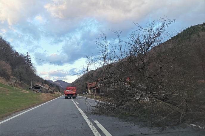 Veter Trojane | Tako močan je bil veter pred nekaj dnevi na Trojanah. | Foto Bralka