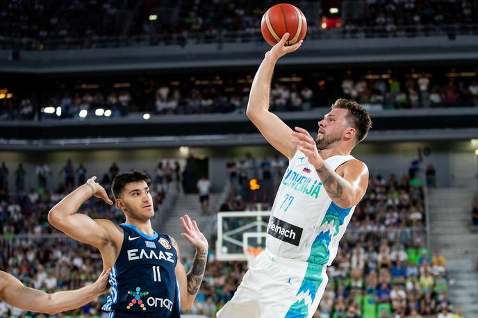 prijateljska tekma Slovenija Grčija Luka Dončić | Luka Dončić se je podpisal pod trojni dvojček. | Foto Matic Klanšek Velej/Sportida