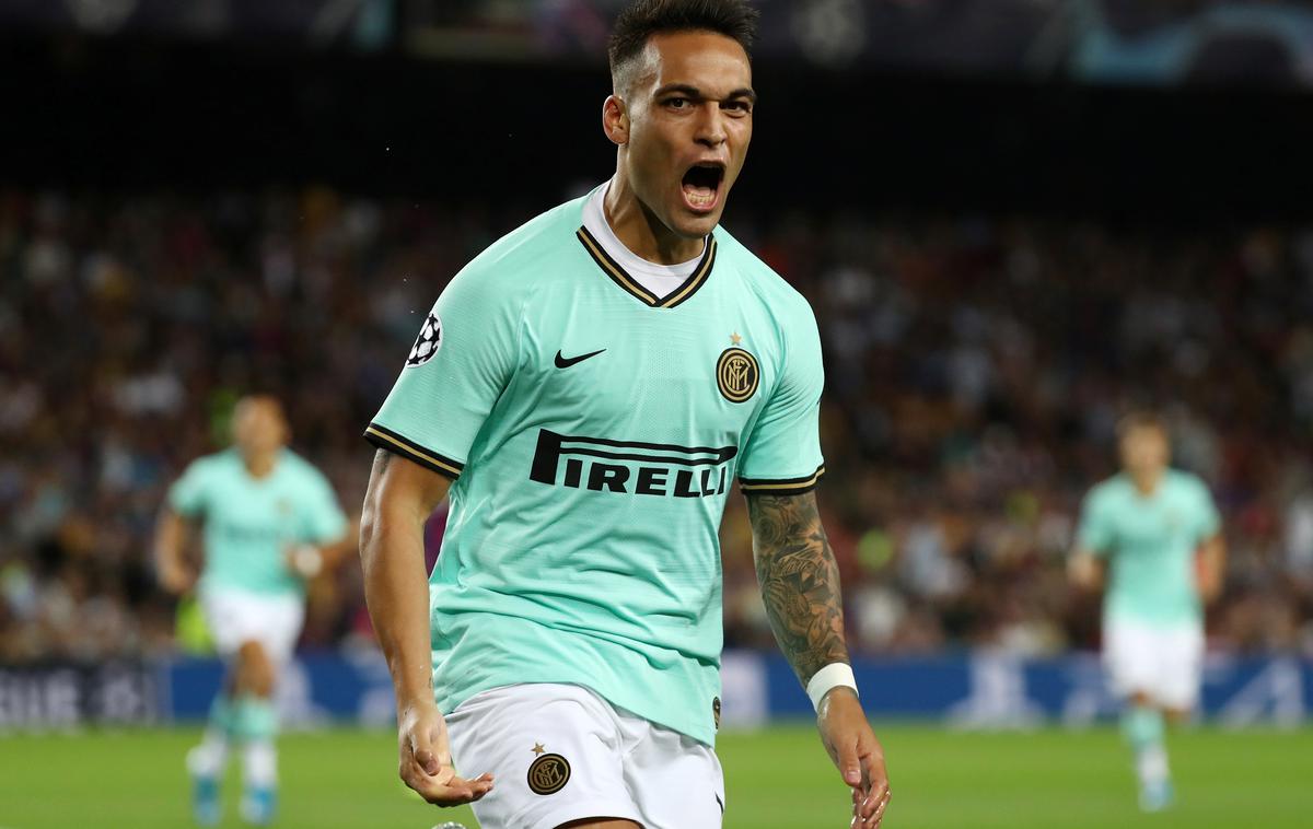 Lautaro Martinez | Napadalec milanskega Interja Lautaro Martinez je prva poletna tarča Barcelone. Selitvi v Katalonijo naj bi bil zelo naklonjen tudi sam. | Foto Reuters