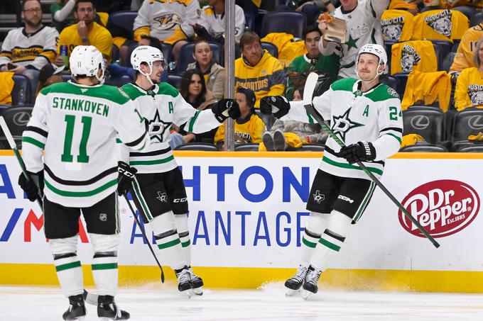 Dallas Stars je pokvaril uradni debi Stevena Stamkosa v dresu Nashvilla. | Foto: Reuters