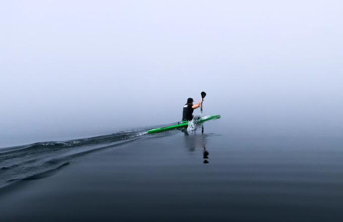 Treninge opravlja tudi na Bohinjskem jezeru. | Foto: Osebni arhiv