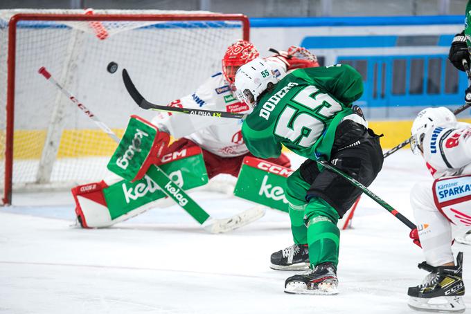 Chris Dodero je zadel za 1:0. | Foto: HK Olimpija/Domen Jančič