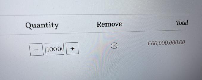 Naš račun tako znaša 66 milijonov evrov za milijon bund. Da ne bo pomote - takšno količino lahko tudi naročimo. | Foto: Matic Tomšič