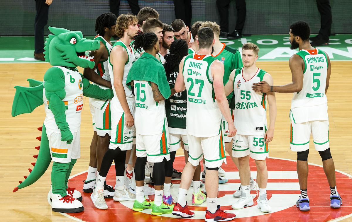 Cedevita Olimpija - Krka (prva tekma finala DP 2021) | V Stožicah se bo tudi v prihodnji sezoni igral 7DAYS Eurocup. | Foto Vid Ponikvar